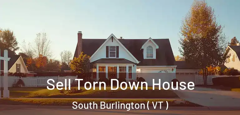  Sell Torn Down House South Burlington ( VT )